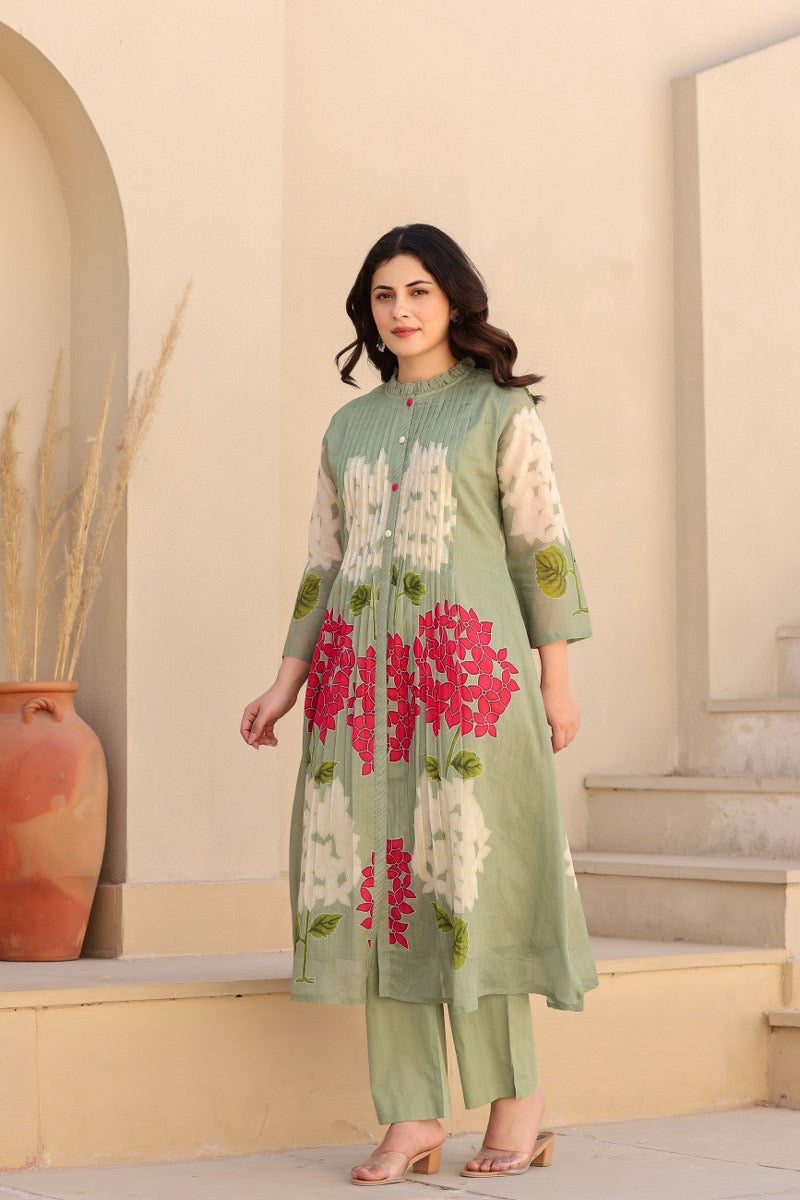 Mul Cotton Pure Fabric Suit
