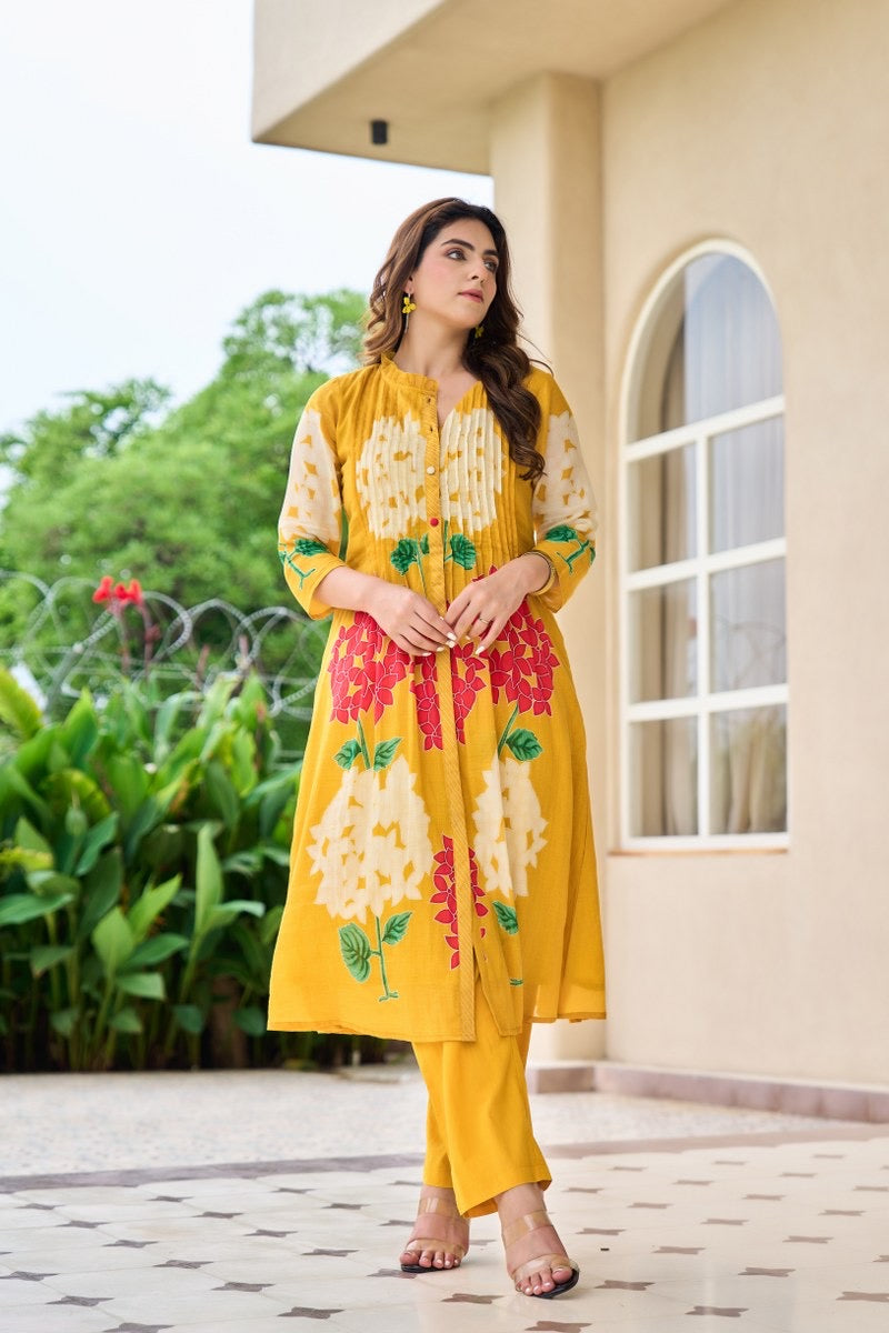 Mul Cotton Pure Fabric Suit
