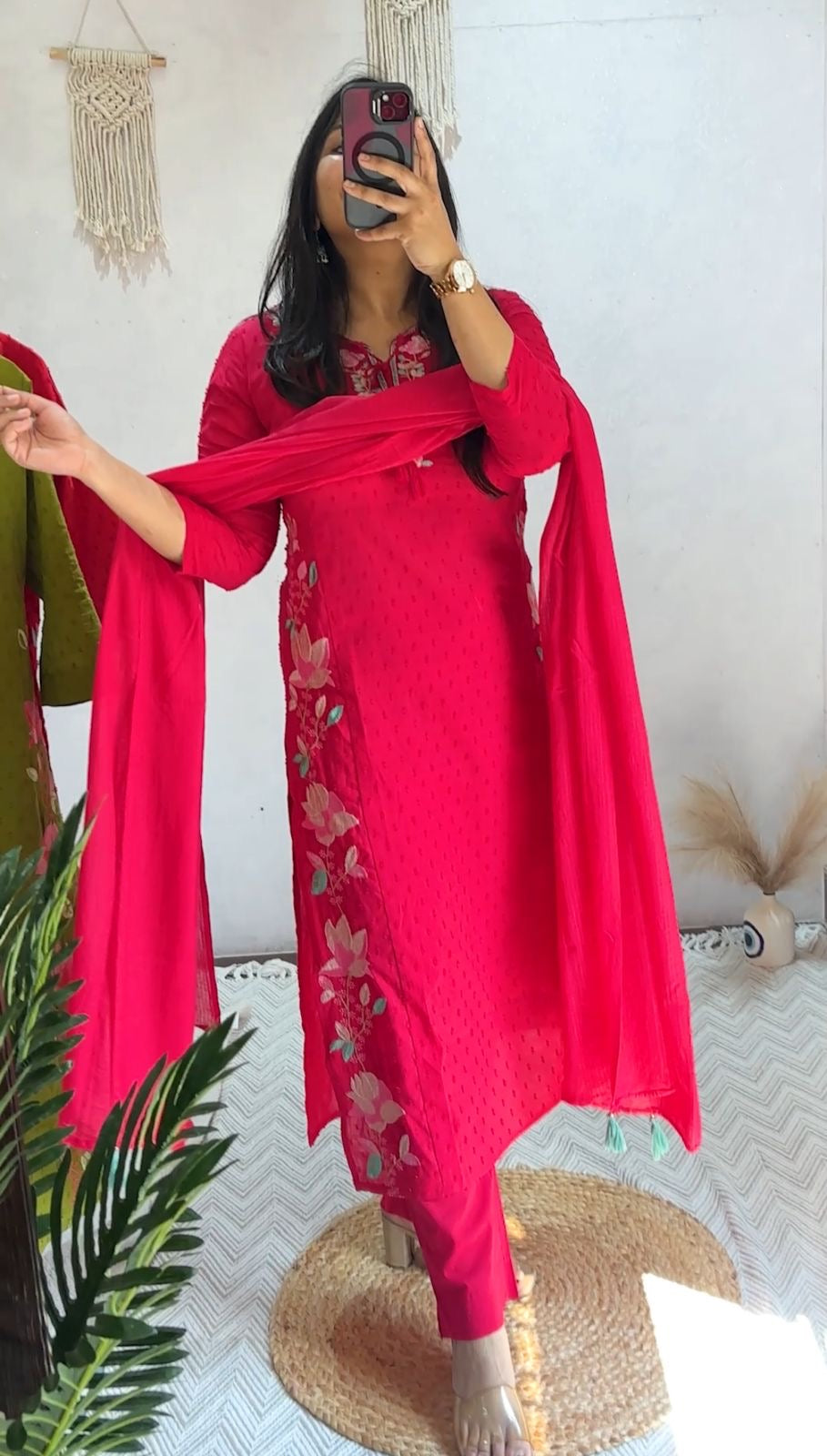 Elegant Mul Dobby Cotton