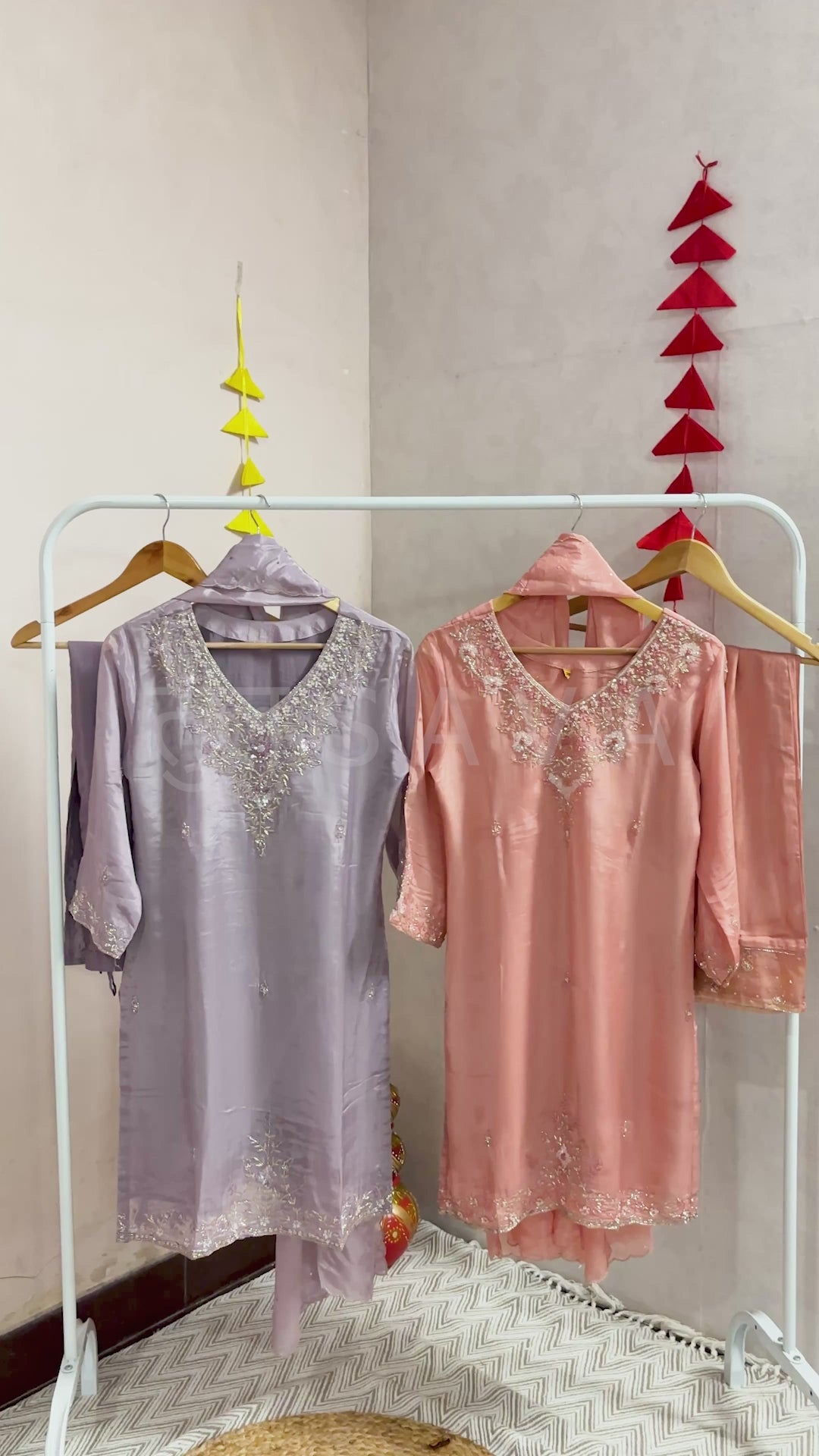 Crepe Coordset Suit