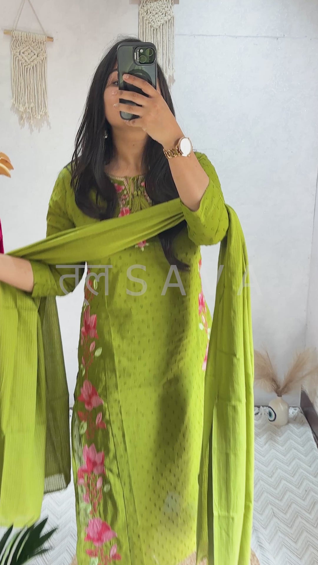 Elegant Mul Dobby Cotton