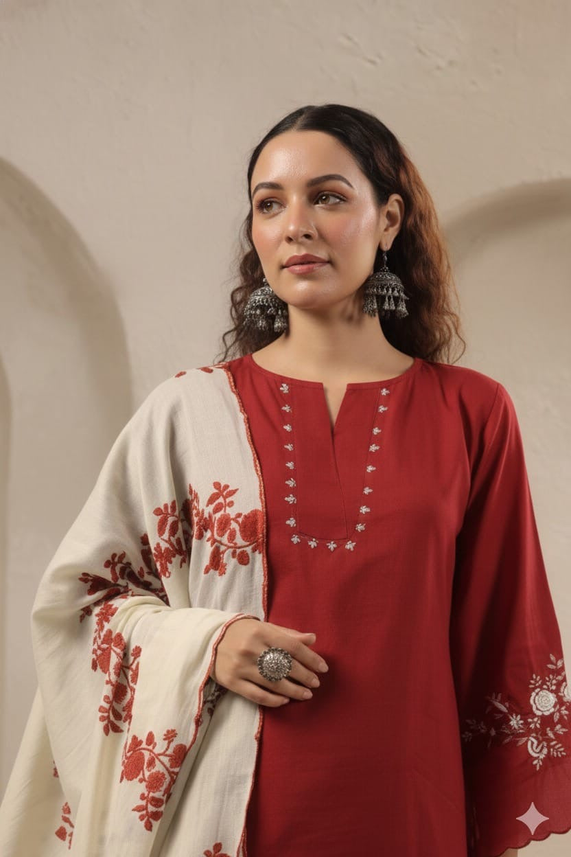 Pure Mul Cotton Premium elegant Suit