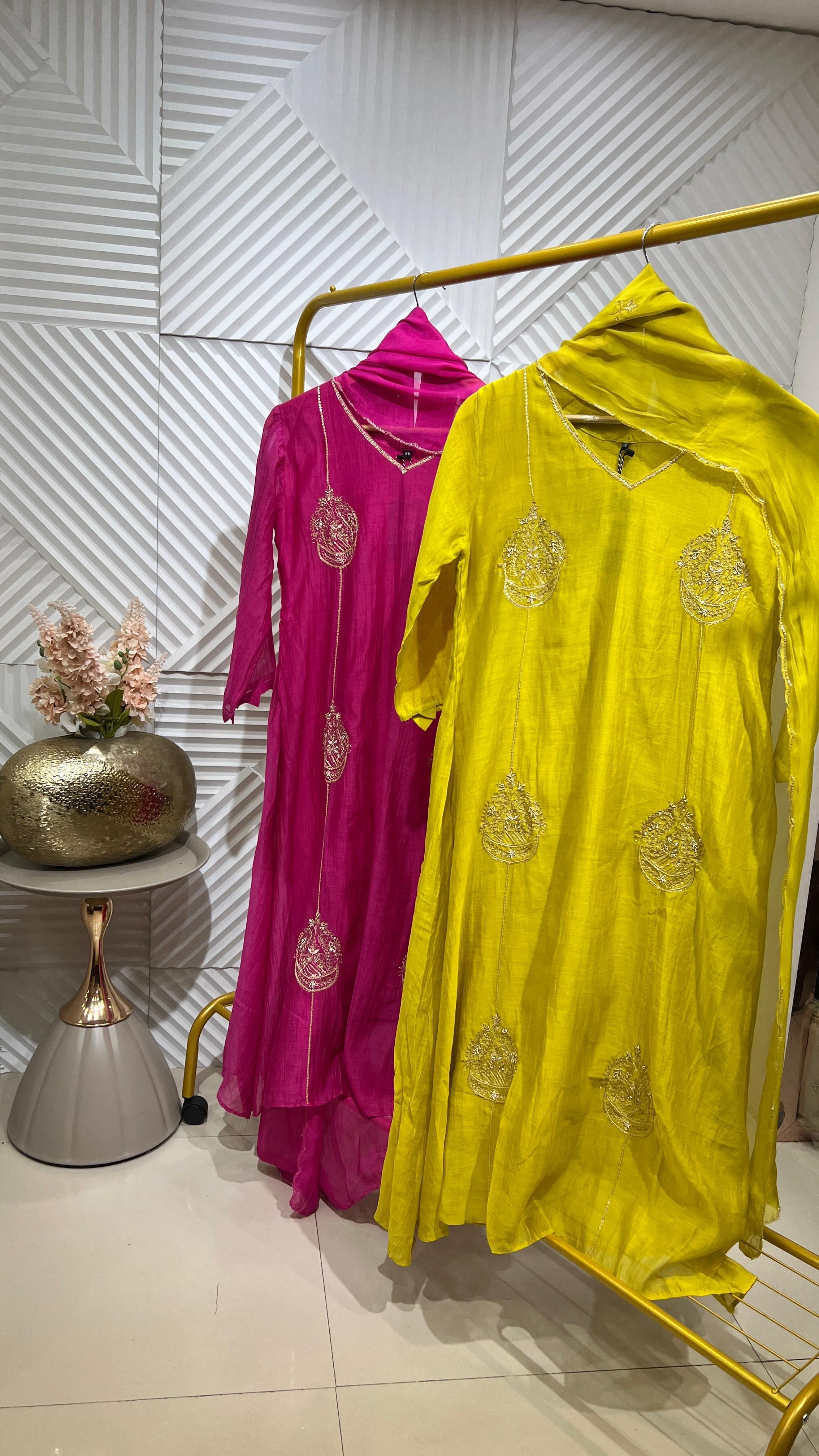 Classy Premium Mul Chanderi Suit