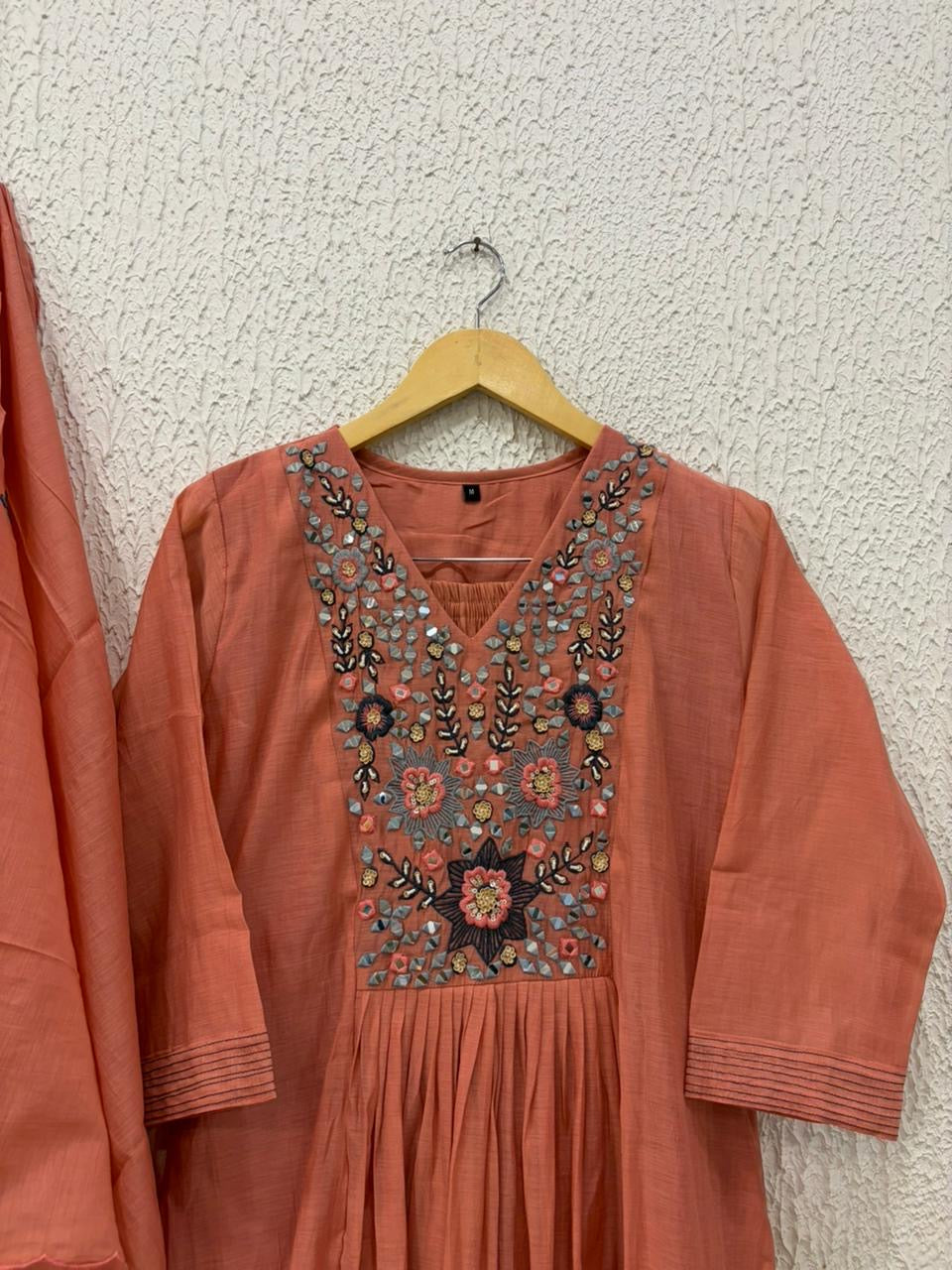 Budget Friendly Mul Chanderi Suit.