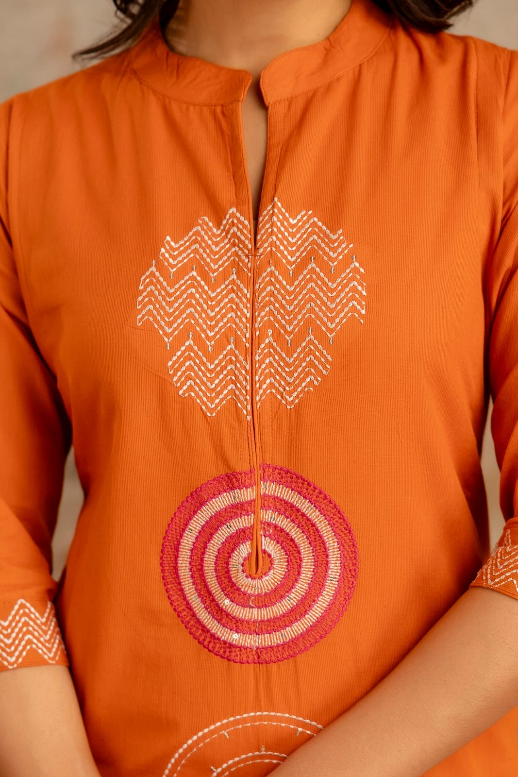 Cotton silly kurti Palazzo suit.