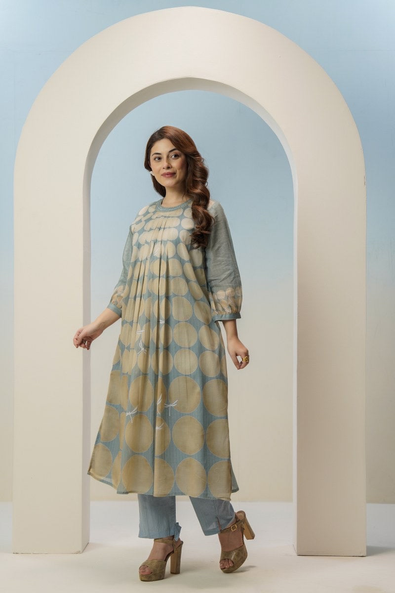 Mul Cotton Pure Fabric Suit Set