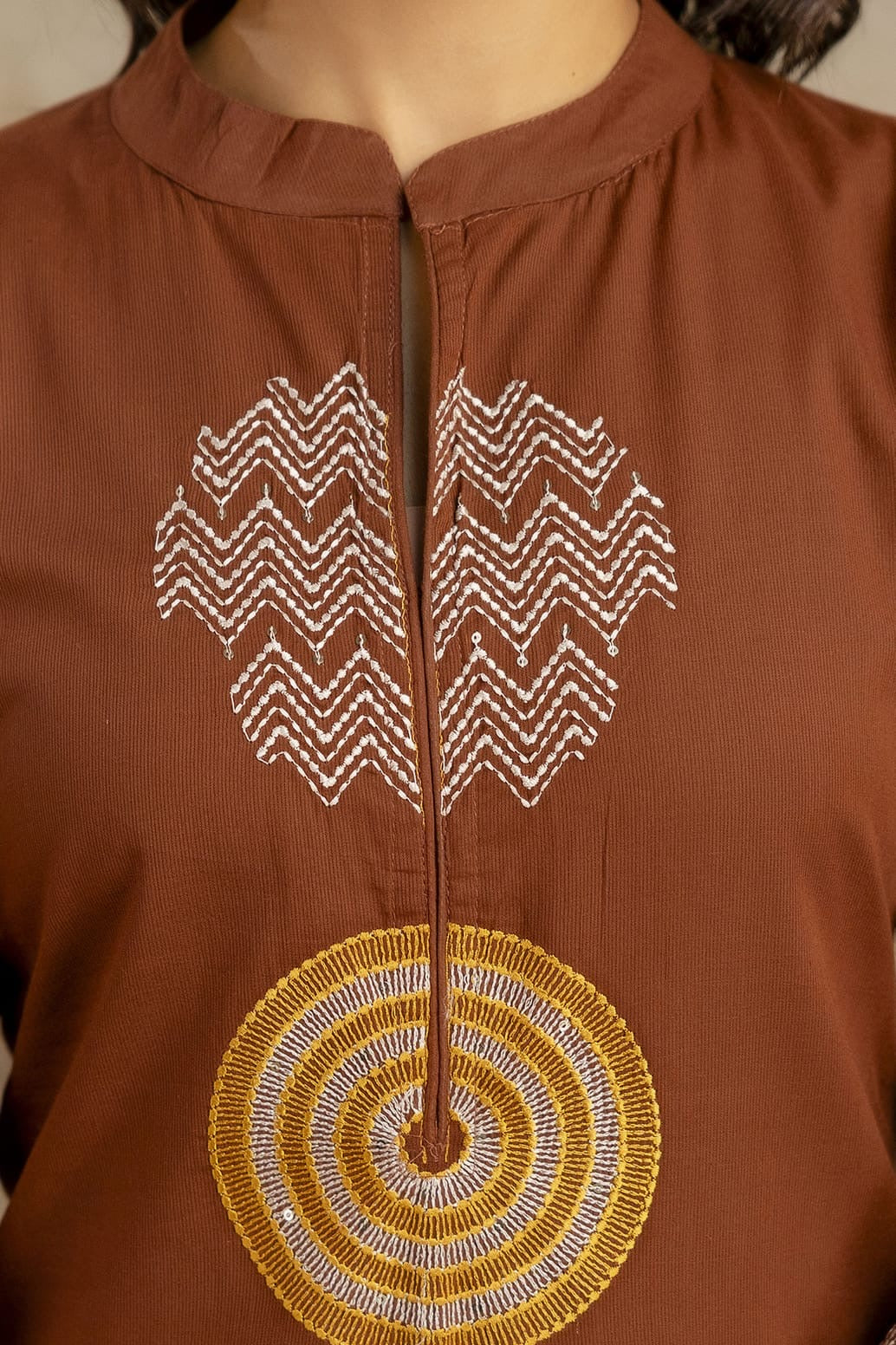 Cotton silly kurti Palazzo suit.