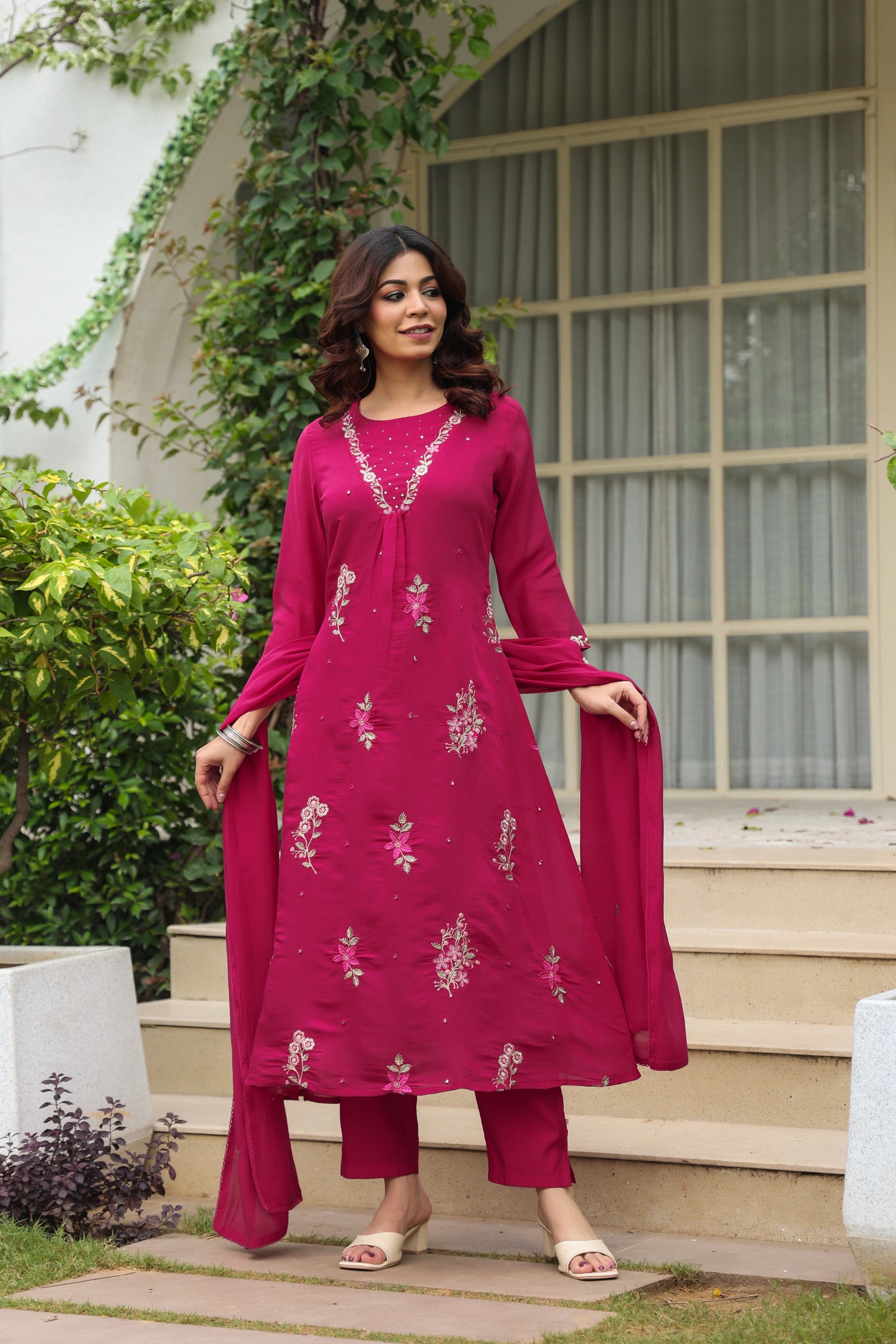 Classy Elegance in Mul Chanderi