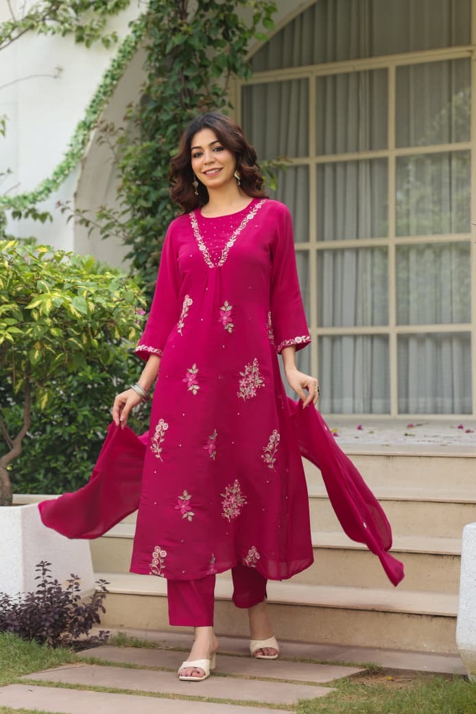 Classy Elegance in Mul Chanderi