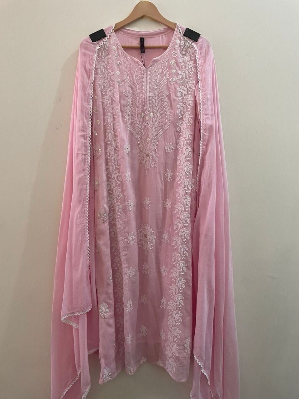 Soft Cotton Thread Work Suit