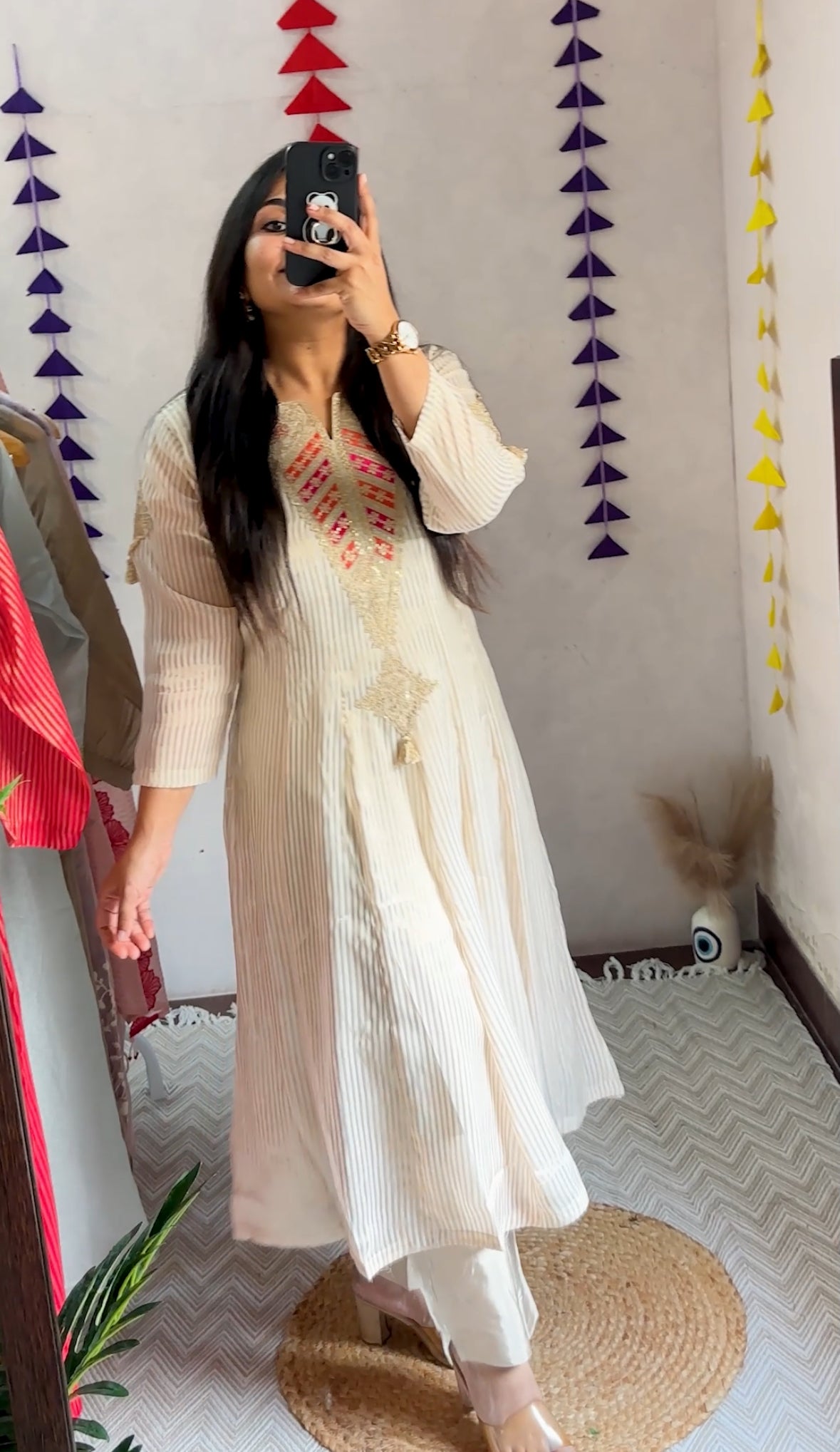 Shimmer Tissue lurex Graceful Elegance Suit