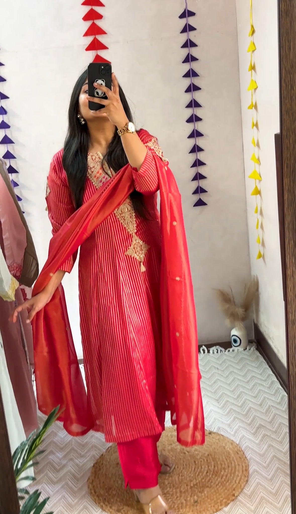 Shimmer Tissue lurex Graceful Elegance Suit