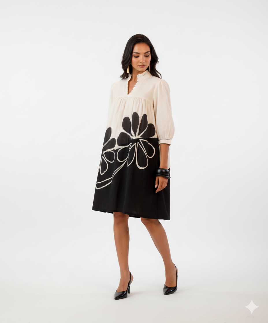 Cotton flex Midi dresses