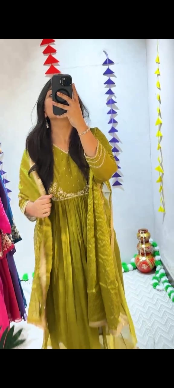 Premium Mul Chanderi Suit