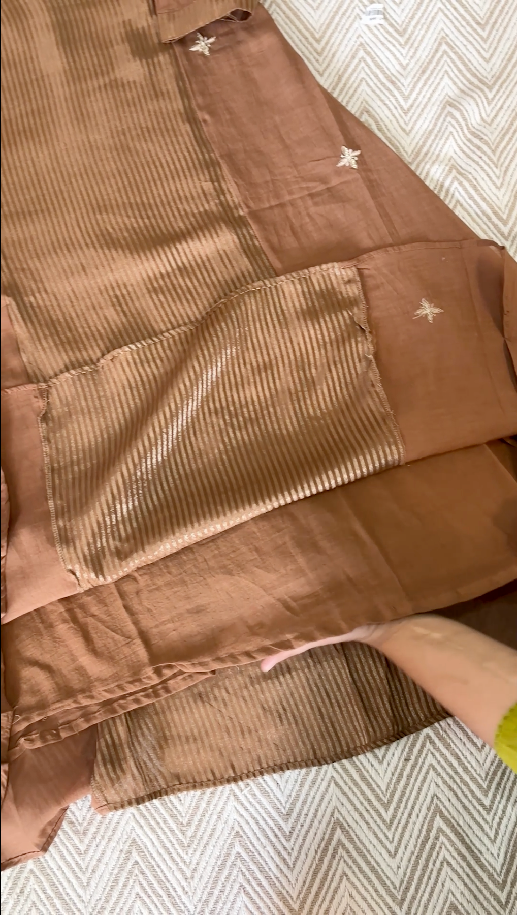 Noorika Handwork Mul Chanderi Set
