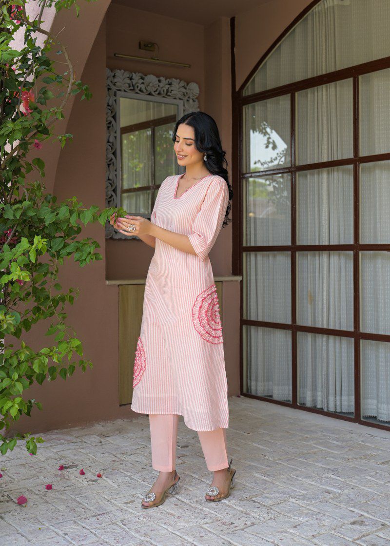 Gulnaar Stripe Co-ord Set