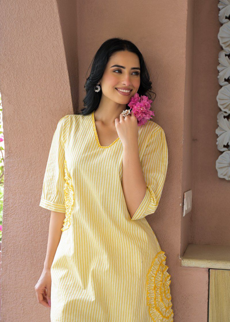 Gulnaar Stripe Co-ord Set
