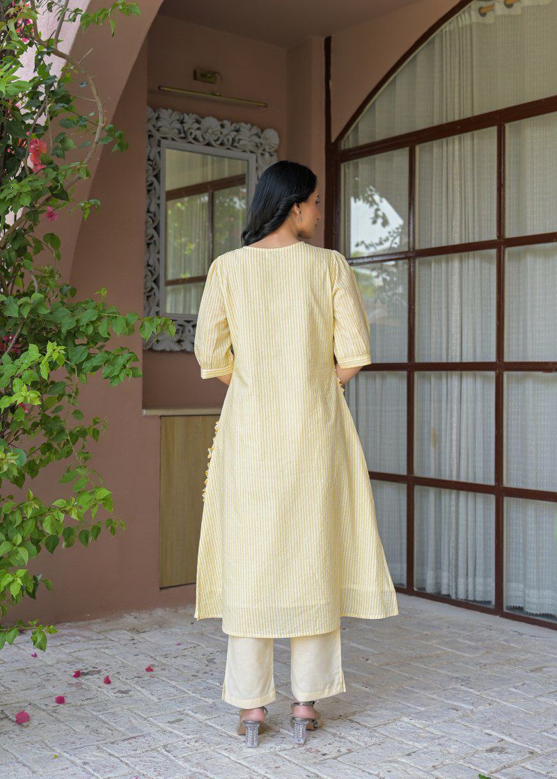 Gulnaar Stripe Co-ord Set