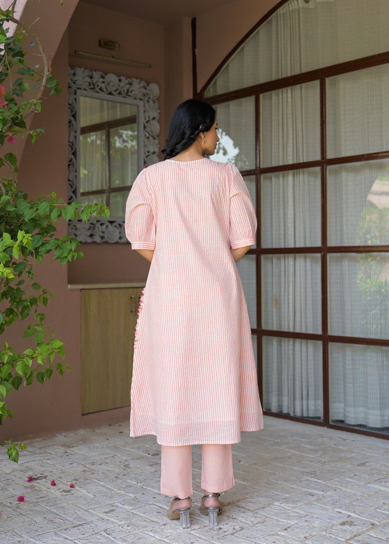 Gulnaar Stripe Co-ord Set