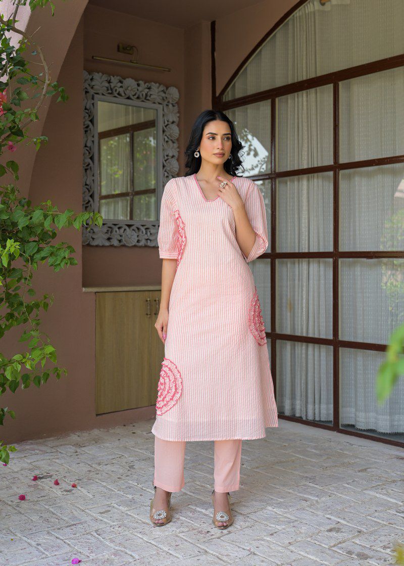Gulnaar Stripe Co-ord Set