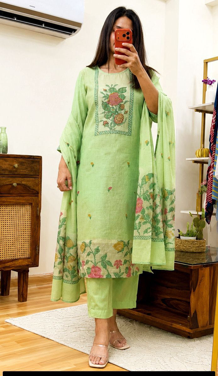 Vasanti Bloom Cotton Suit Sets