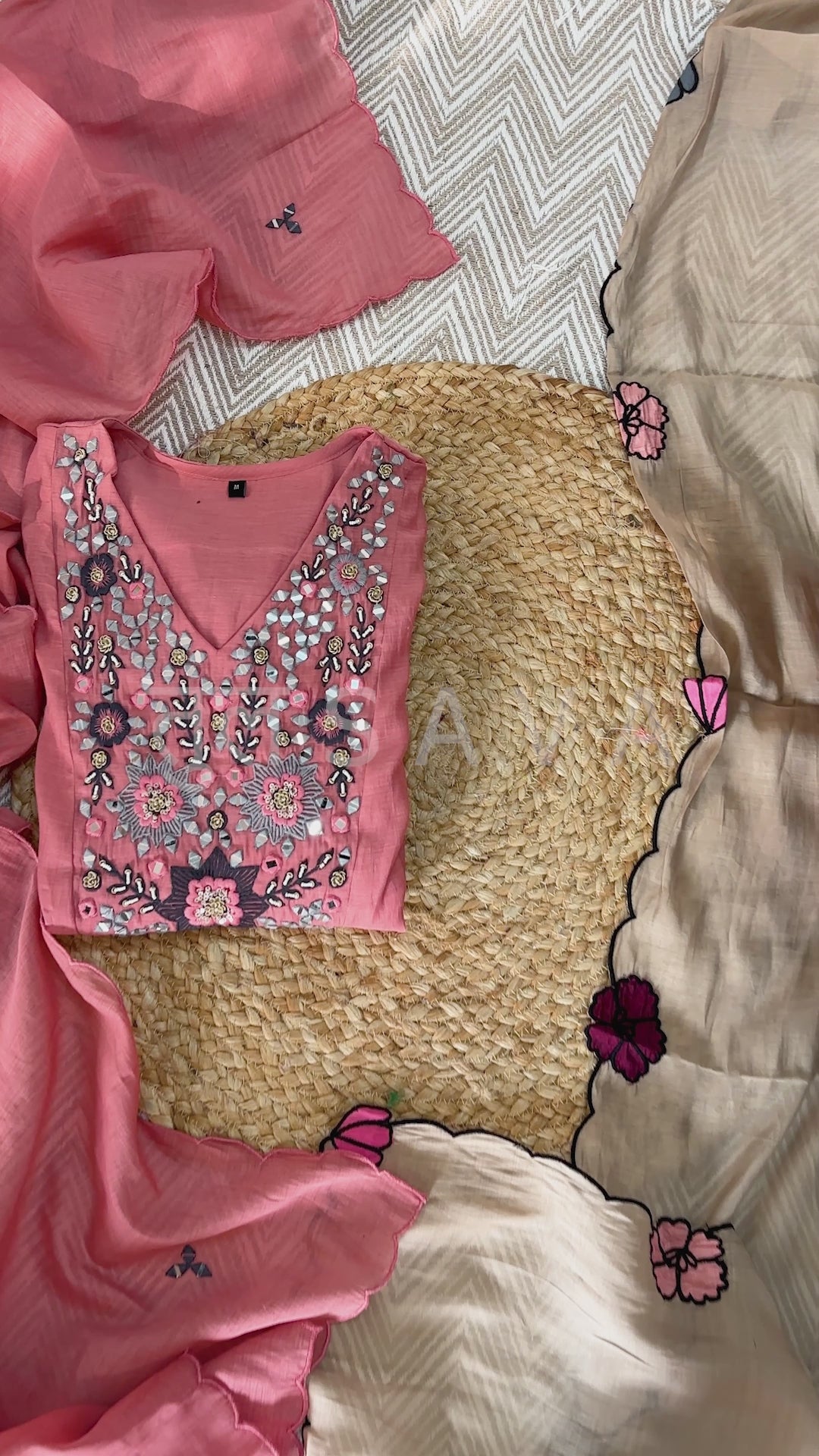 Budget Friendly Mul Chanderi Suit.