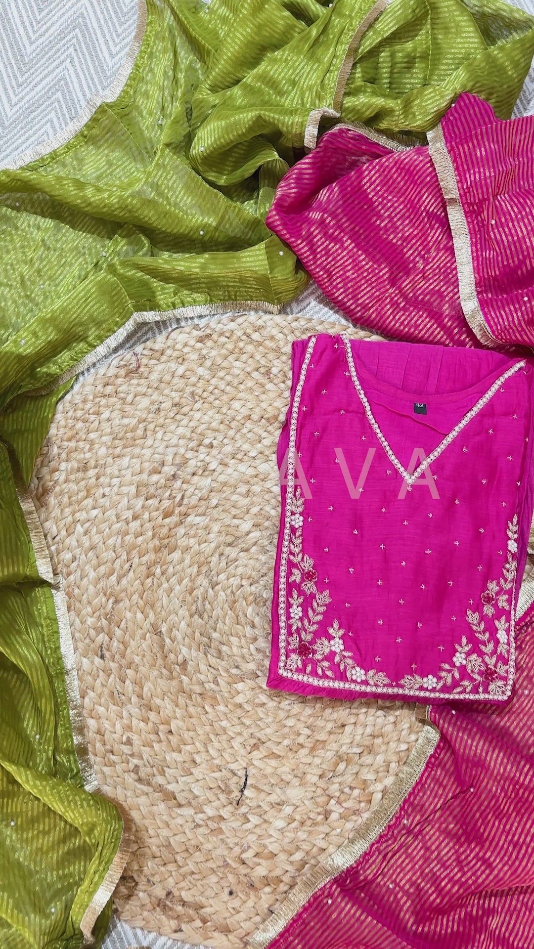 Premium Mul Chanderi Suit