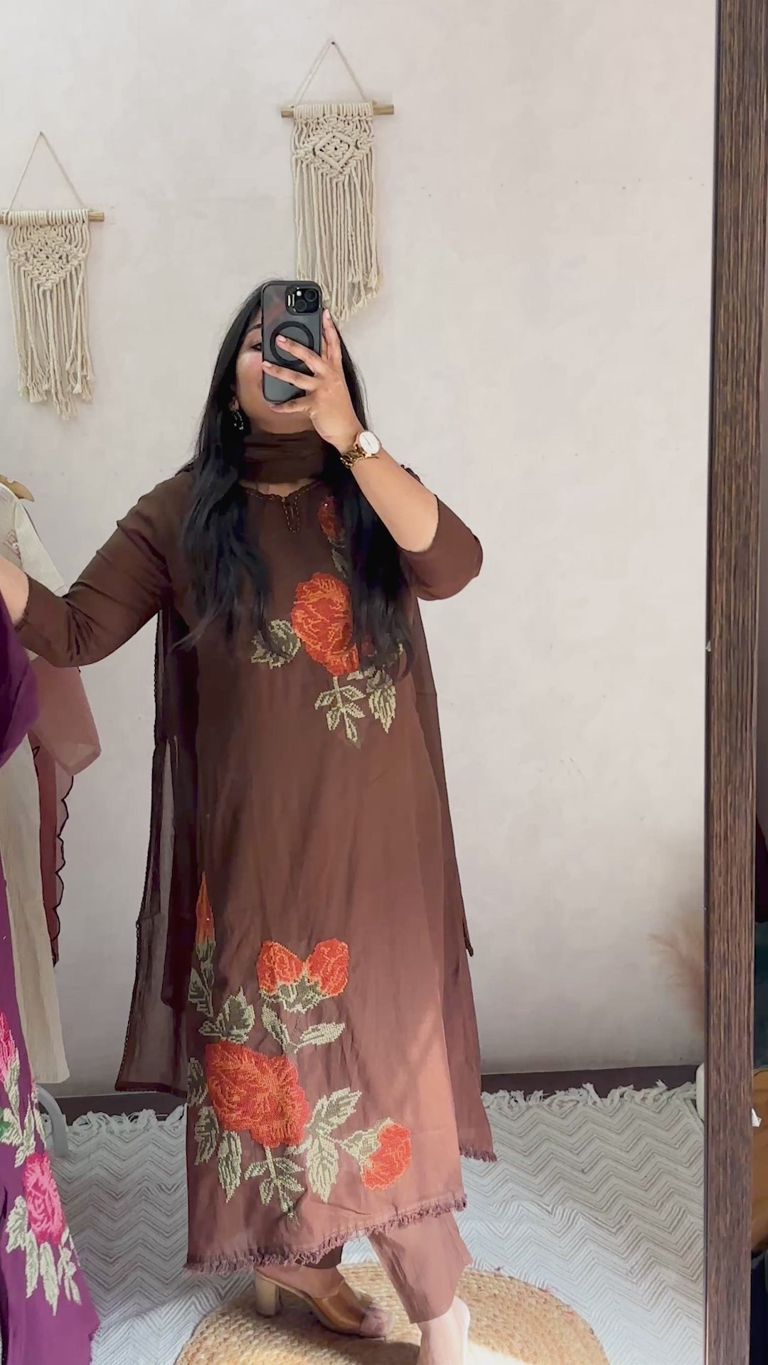 Pure Cotton Embroidery Suit