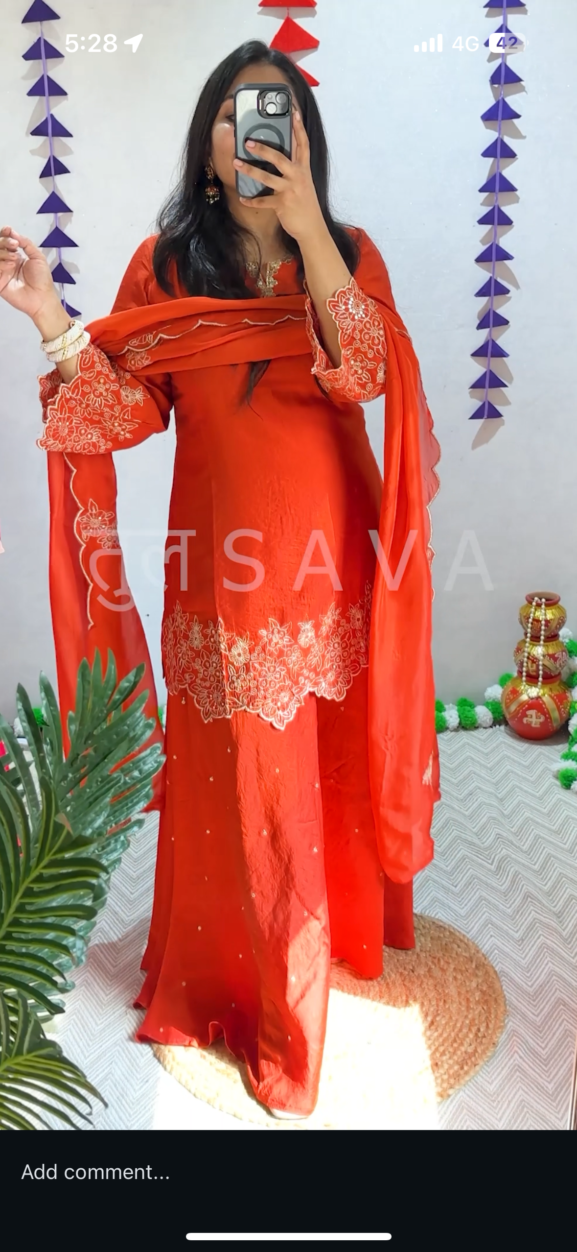 Pure Russian Silk Suit