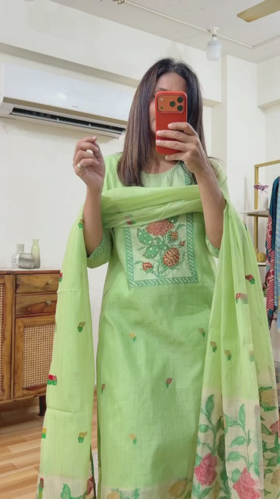 Vasanti Bloom Cotton Suit Sets