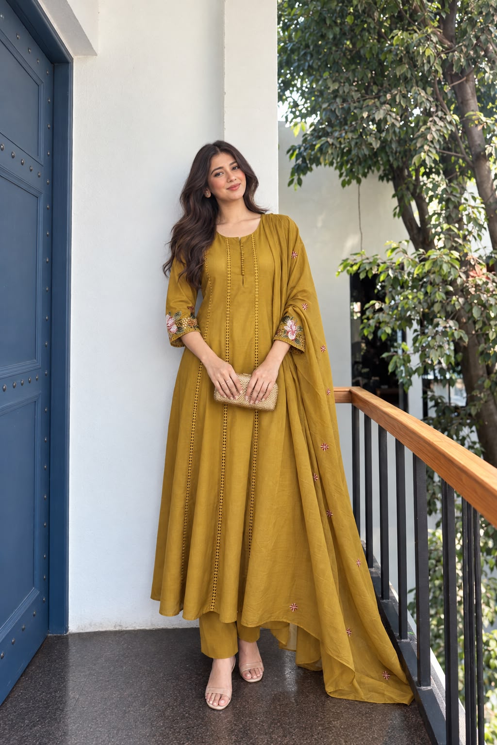 Kashvi Cotton Thread-work Suit Sets