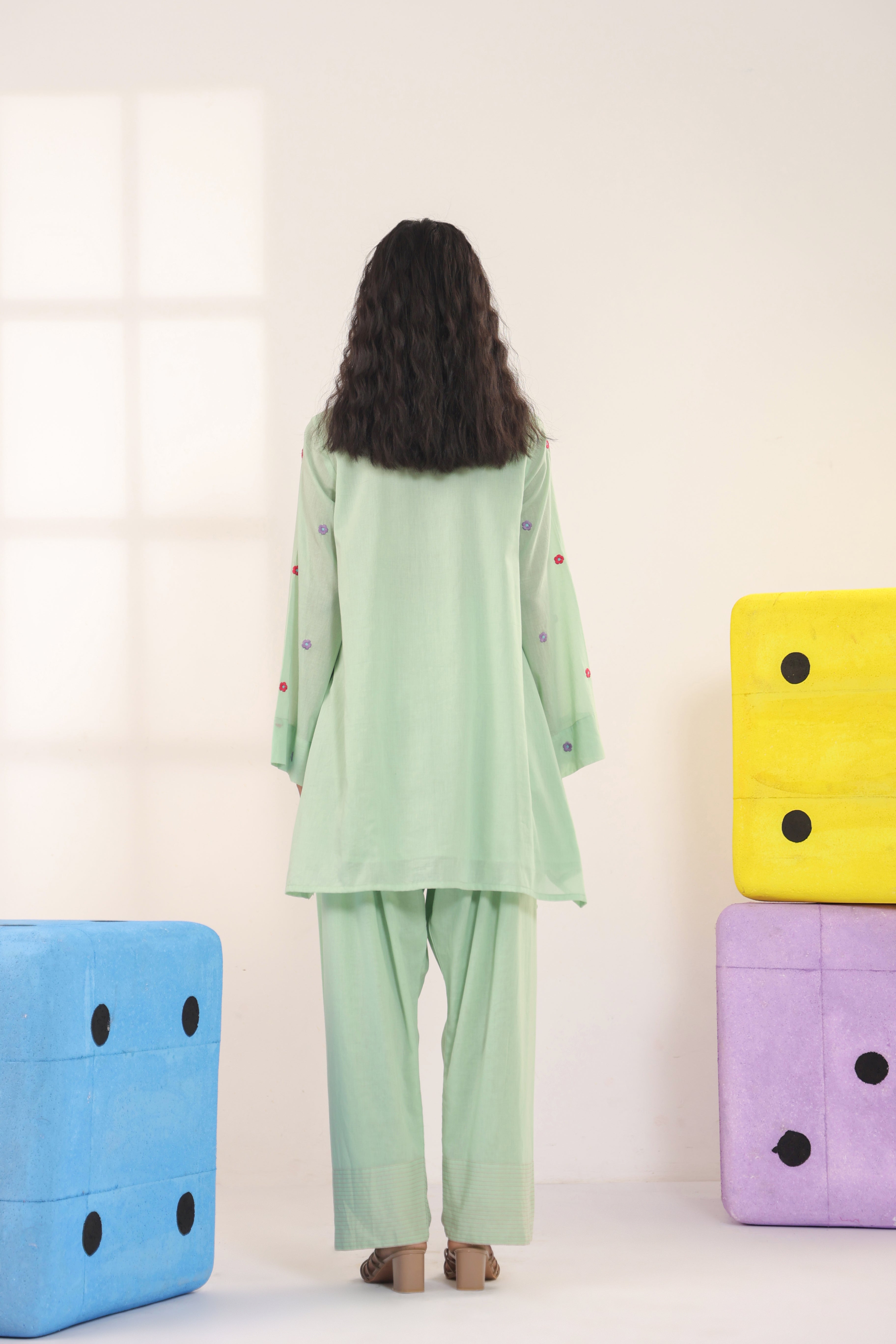Pastel dream Farsi Co-ord Set