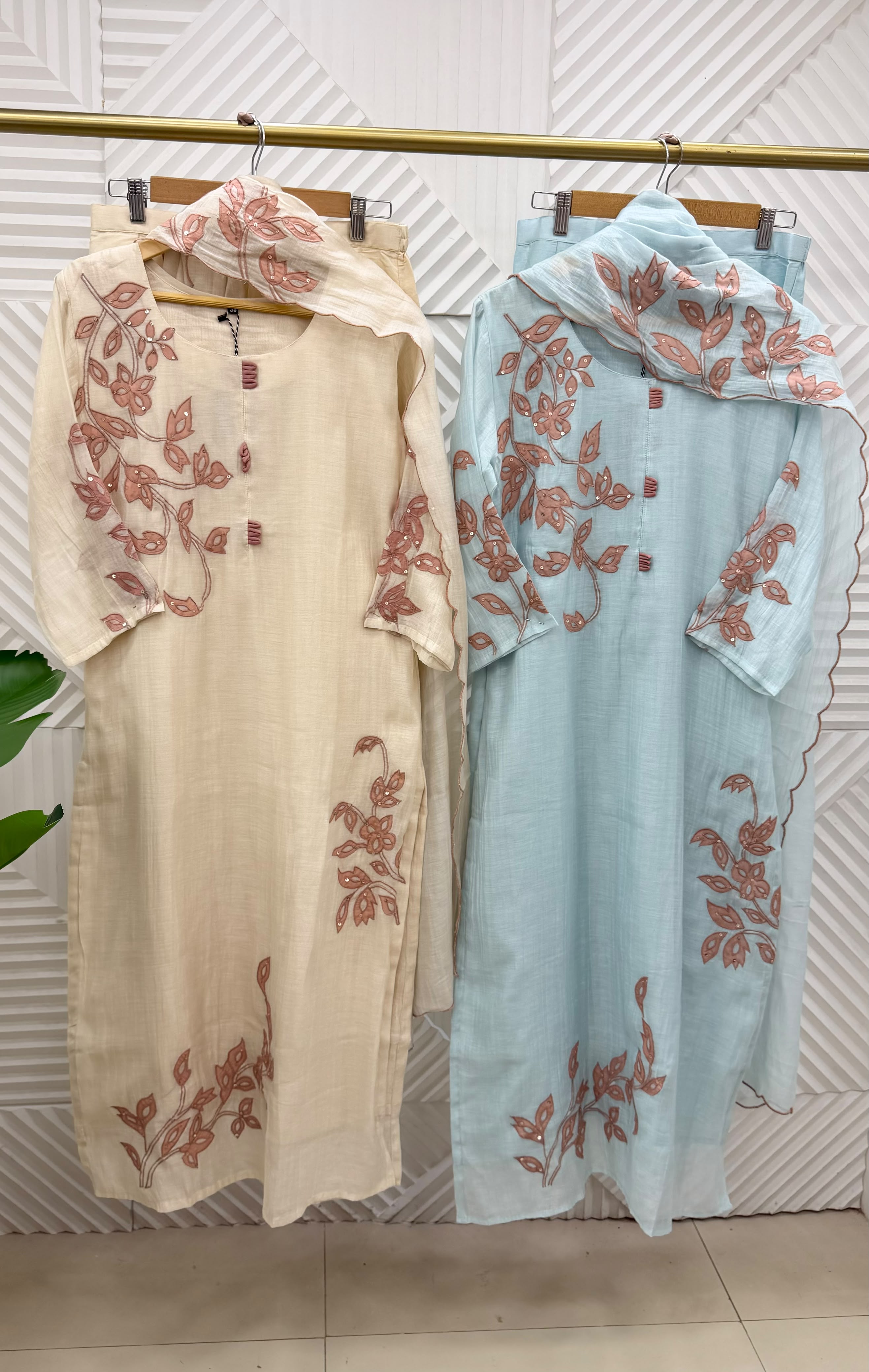 Gulabo Grace Mul Chanderi Suit Sets