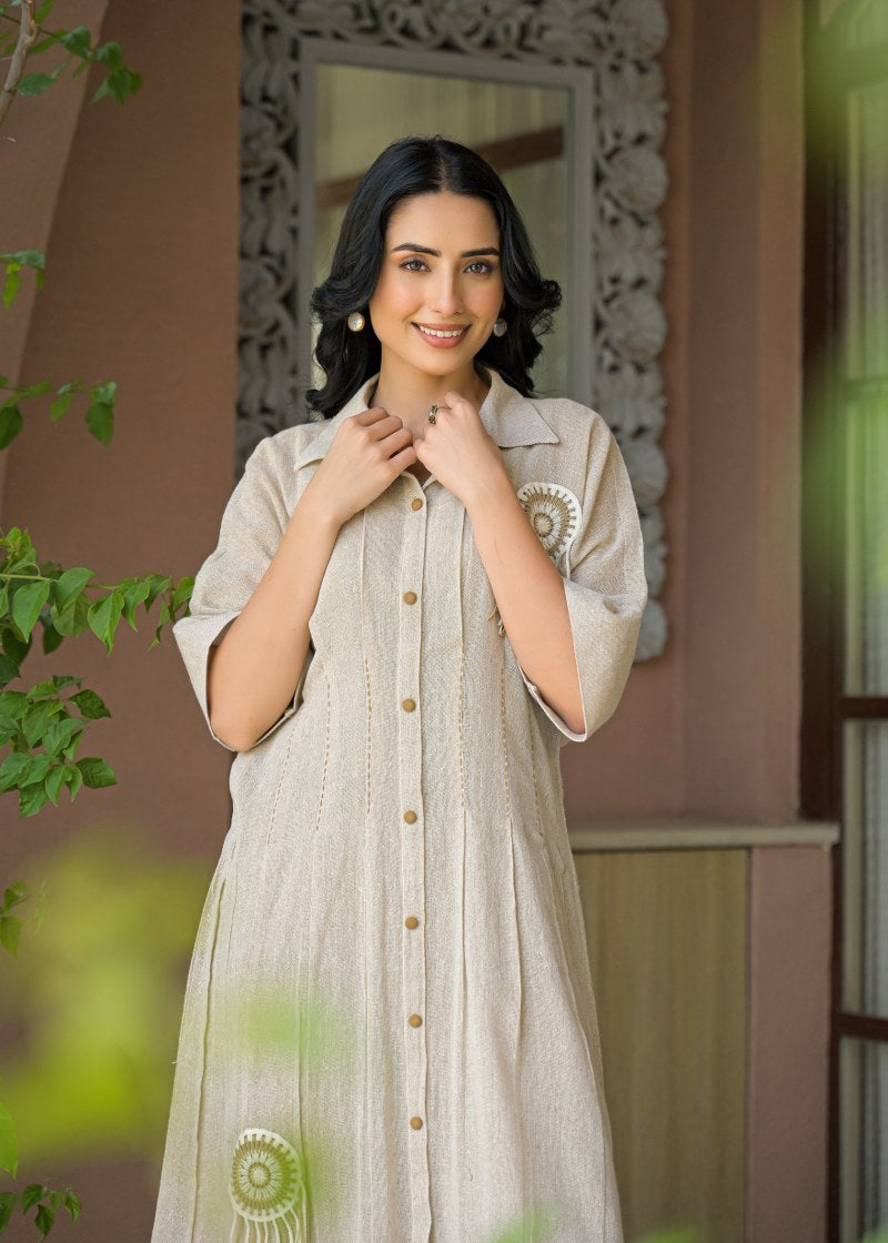 Boho Charm Jute Dress