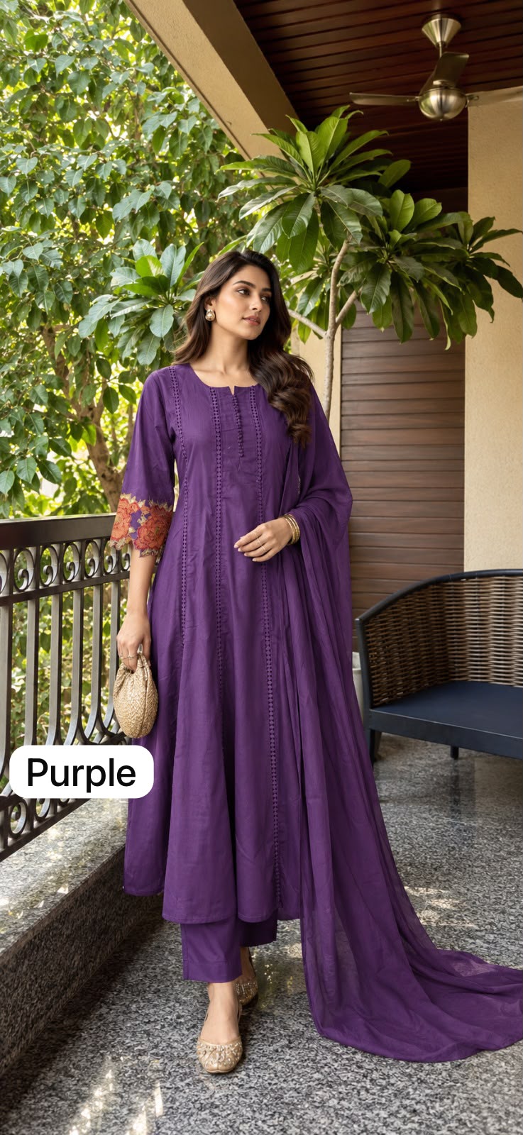 Kashvi Cotton Thread-work Suit Sets