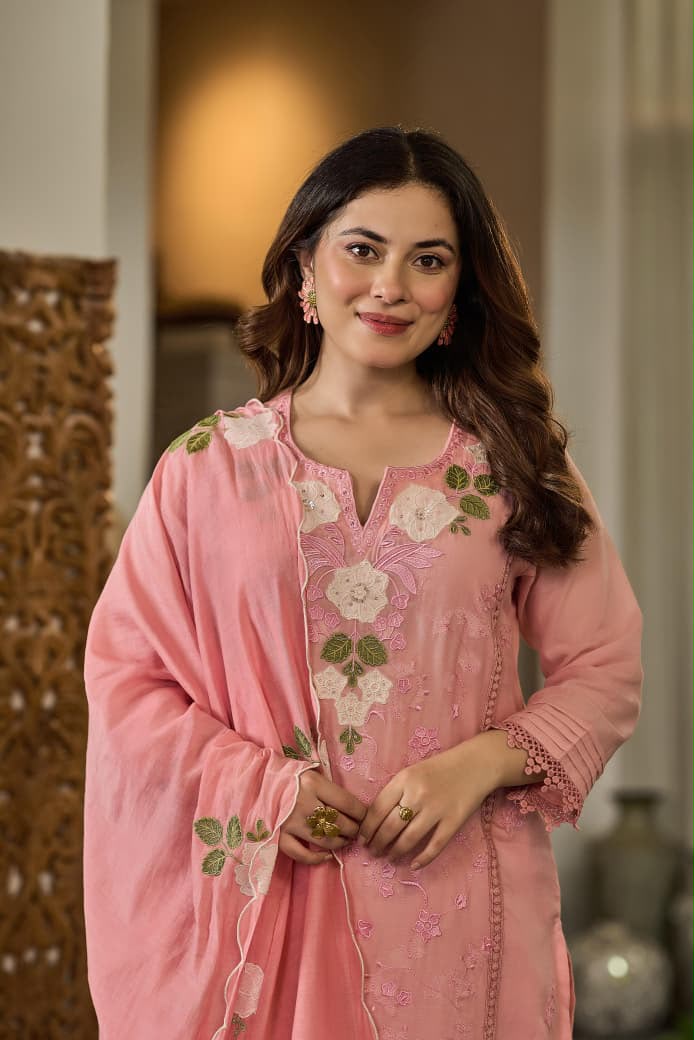 Aafreen Mul Chanderi Suit Set