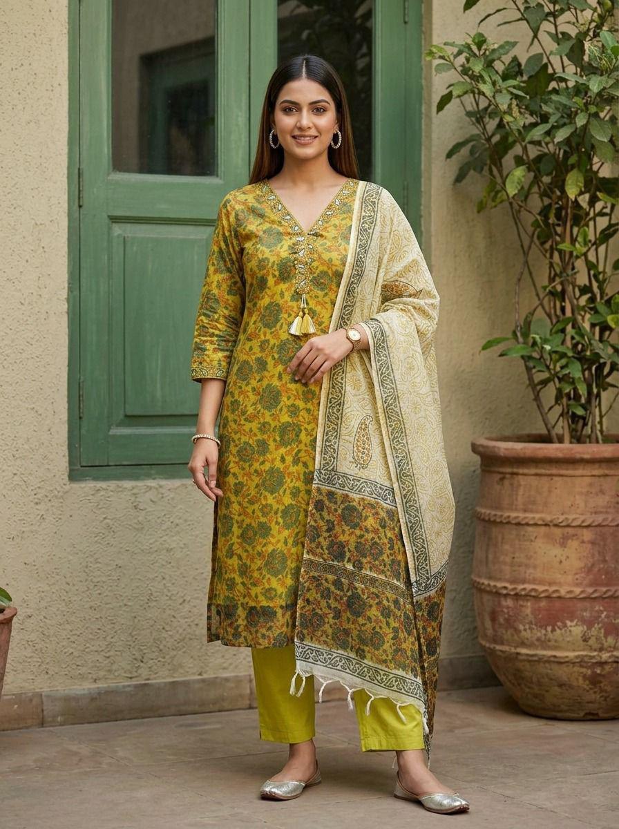 Vasundhara Kota Doriya Suit Set