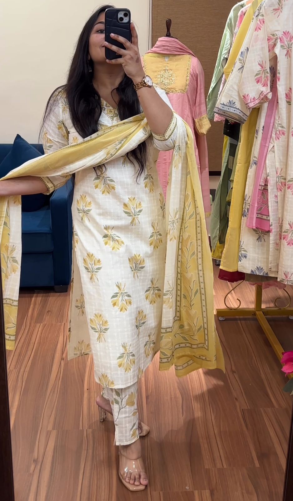 Floral Bloom Cotton Suit Sets