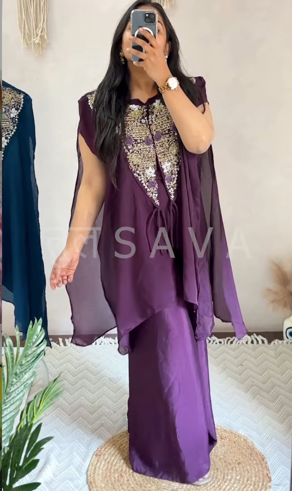 Noor-e-Zari Chinnon 3-pc Set