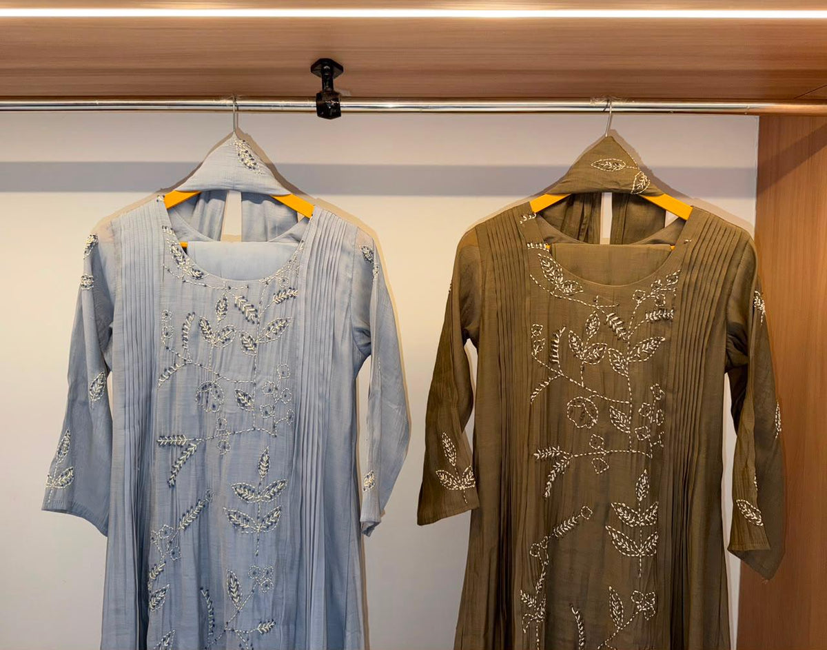 Nazaakat Mul Chanderi Suit Sets