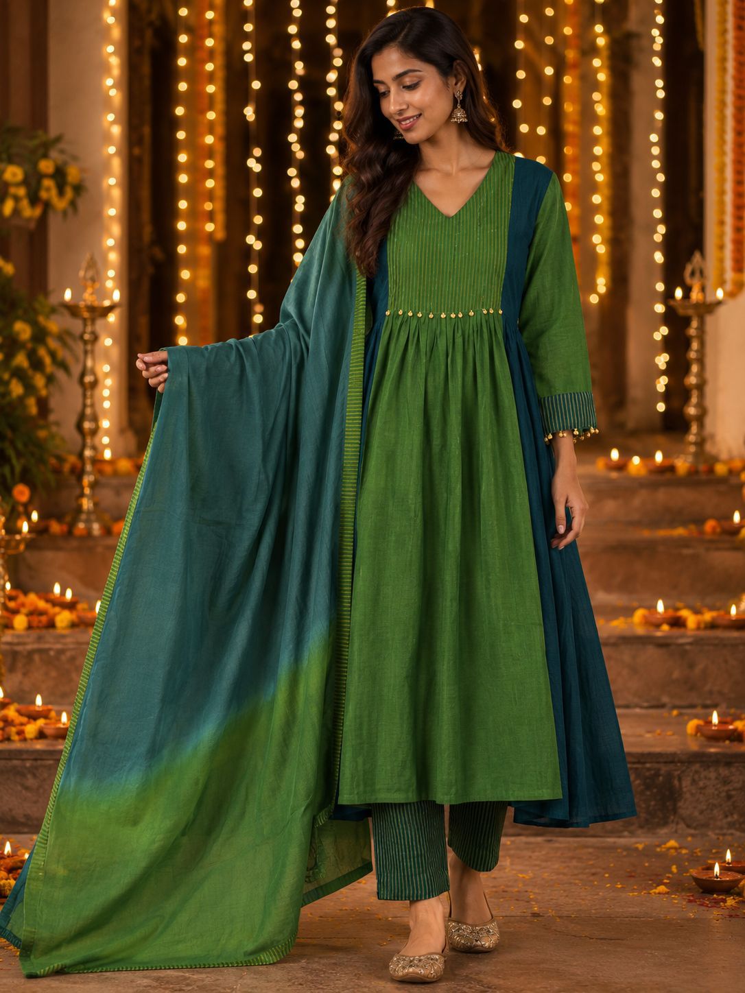 Pure Banarasi Mul Chanderi Suit Sets