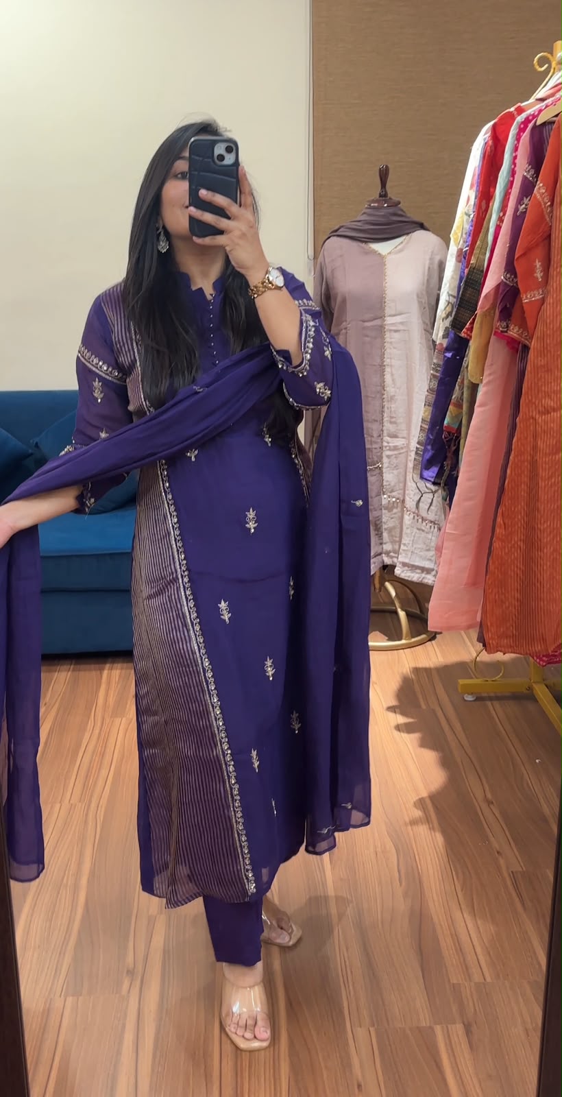 Kashish Mul Chanderi Suit Sets