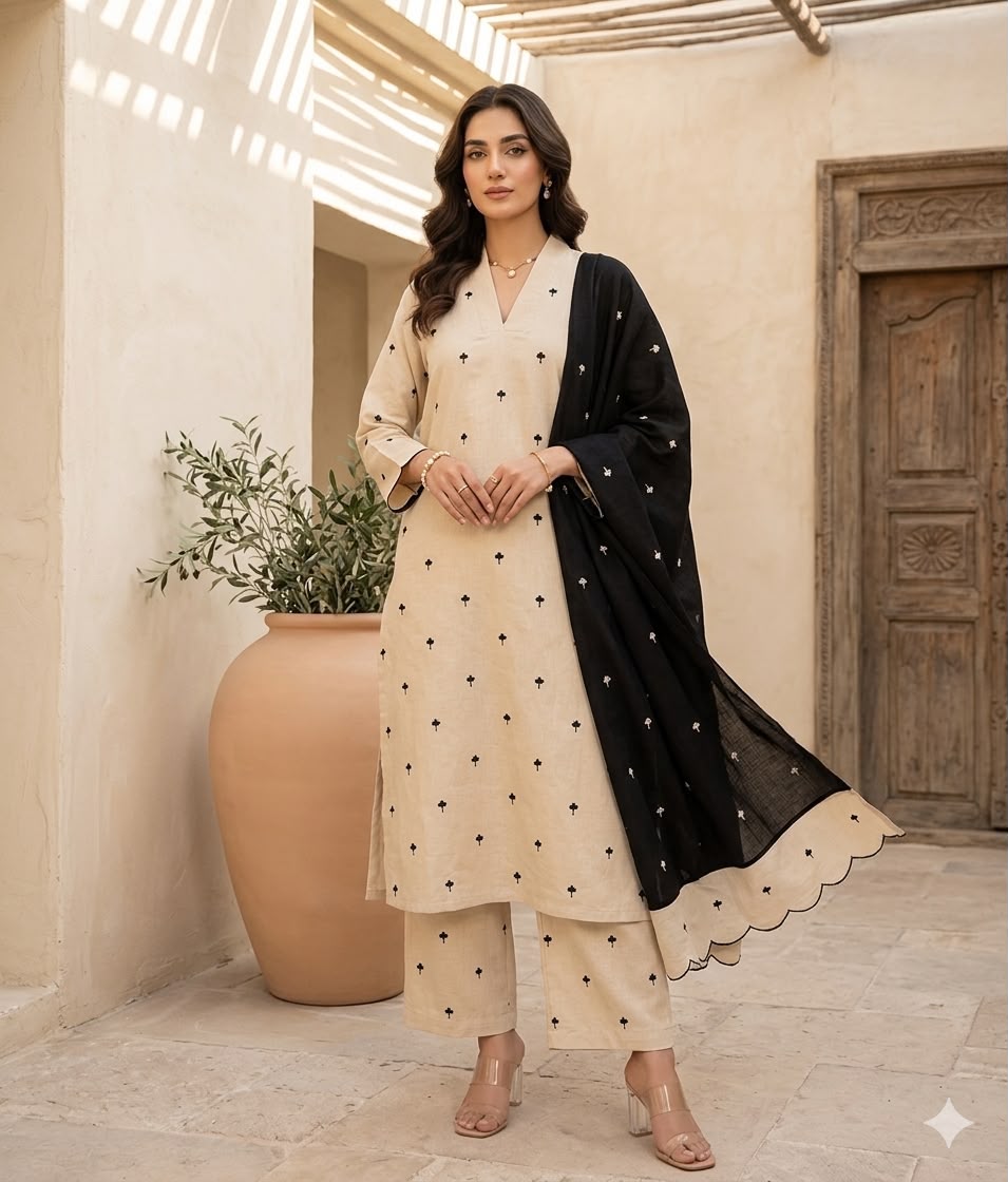 Midnight Muse Cotton Suit Sets