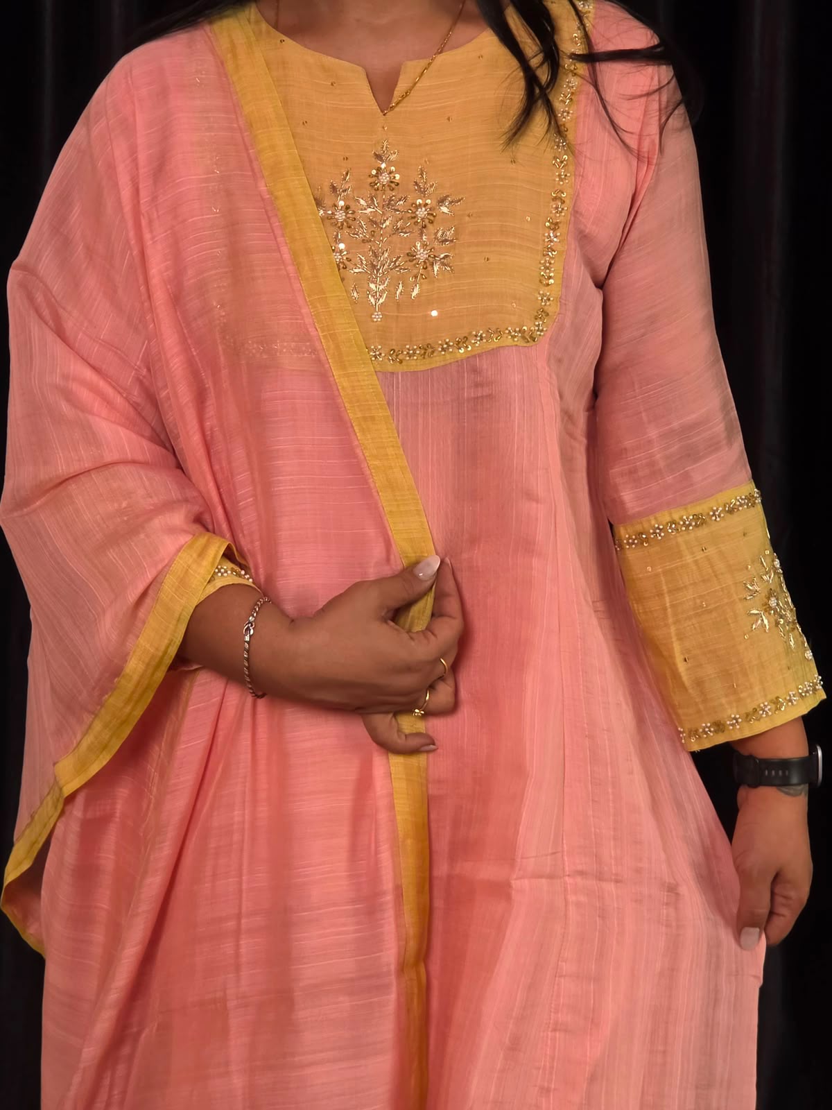 Aurielle Mul Chanderi Suit Sets