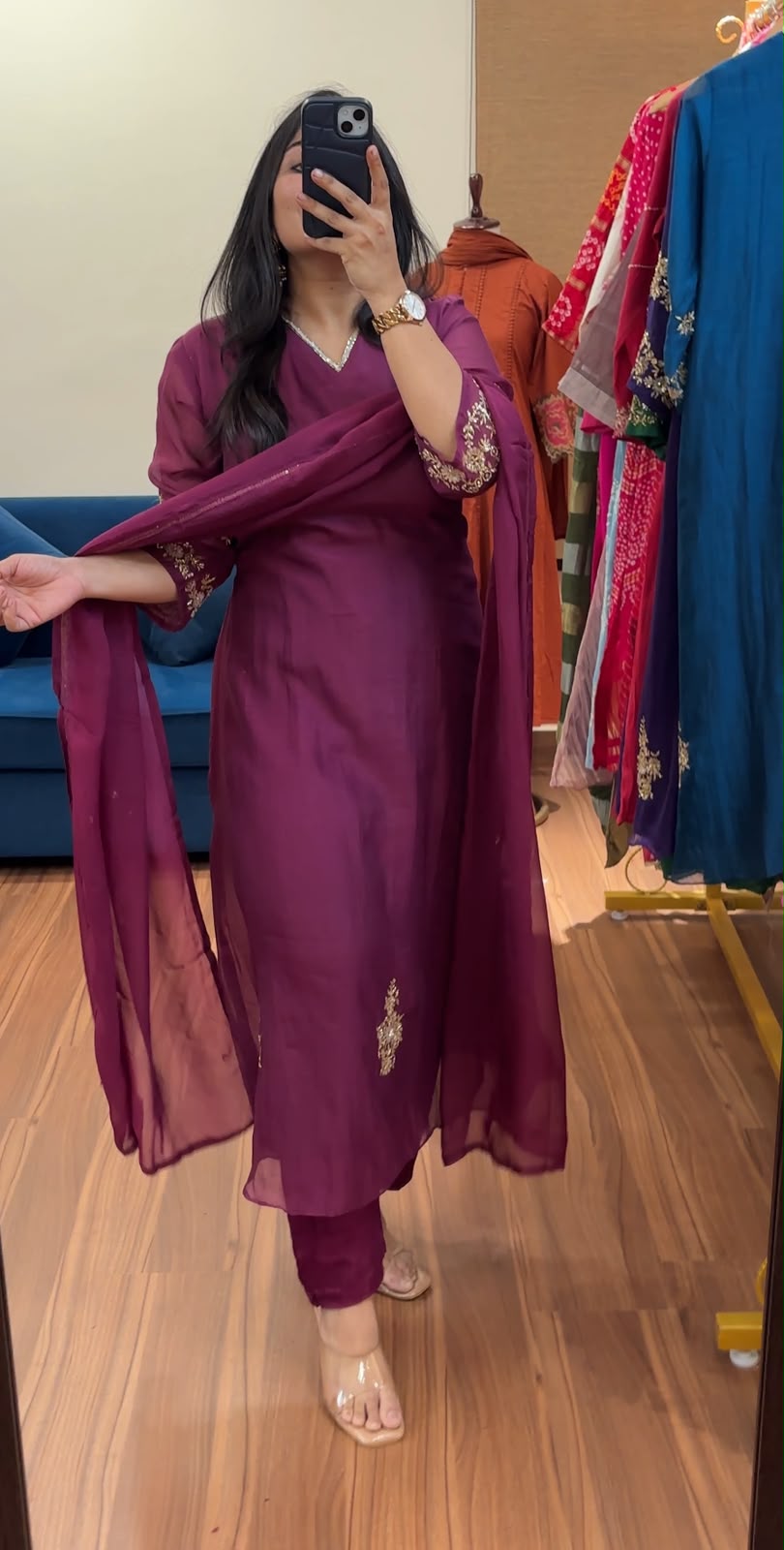 Mahira Mul Chanderi Suit Sets