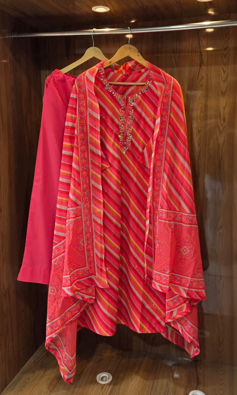 Leher Bloom Cotton Suit Sets