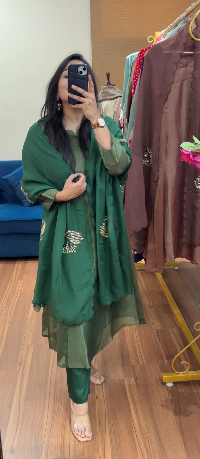 Aaina Tissue Suit Sets