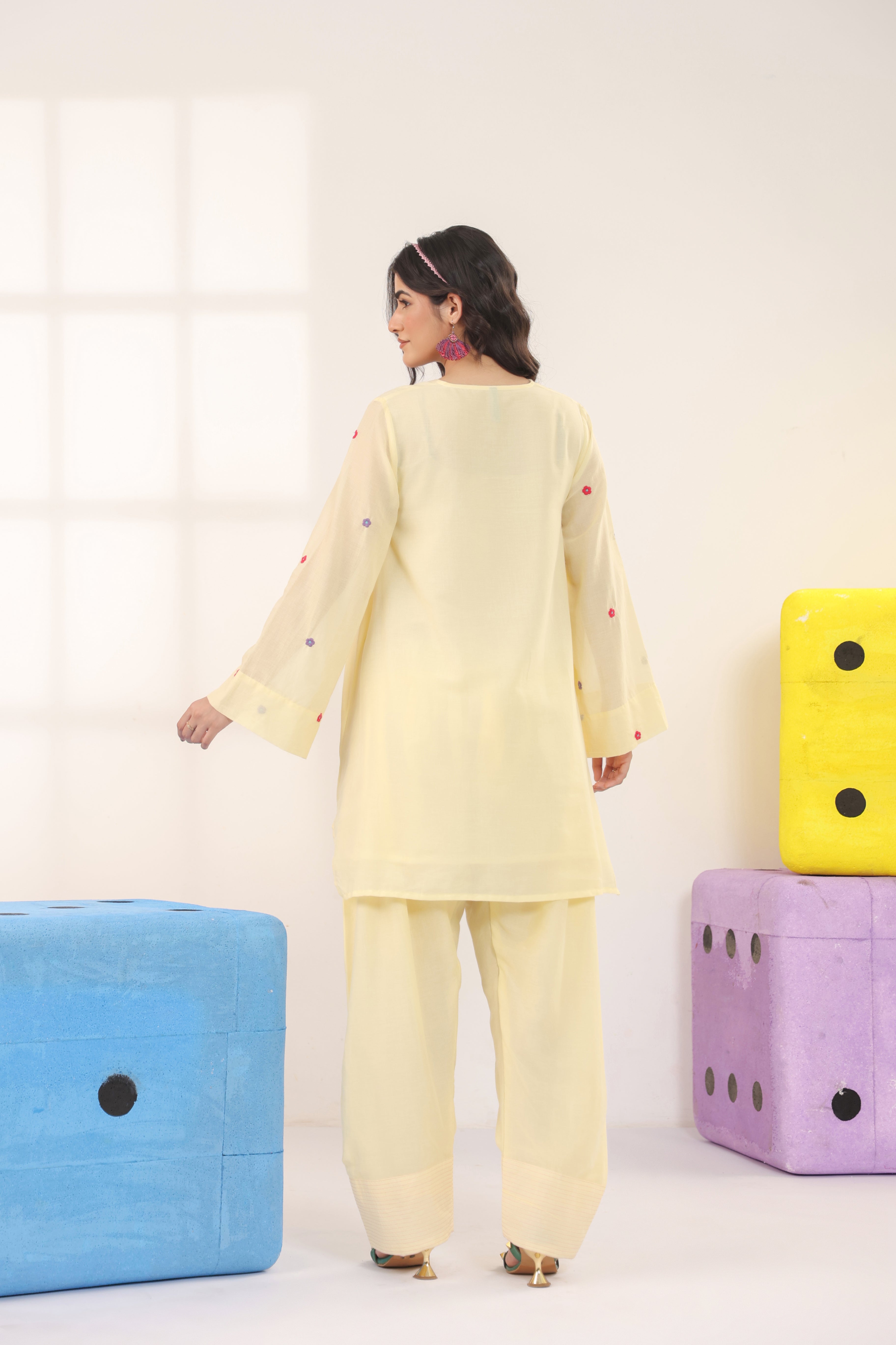 Pastel dream Farsi Co-ord Set