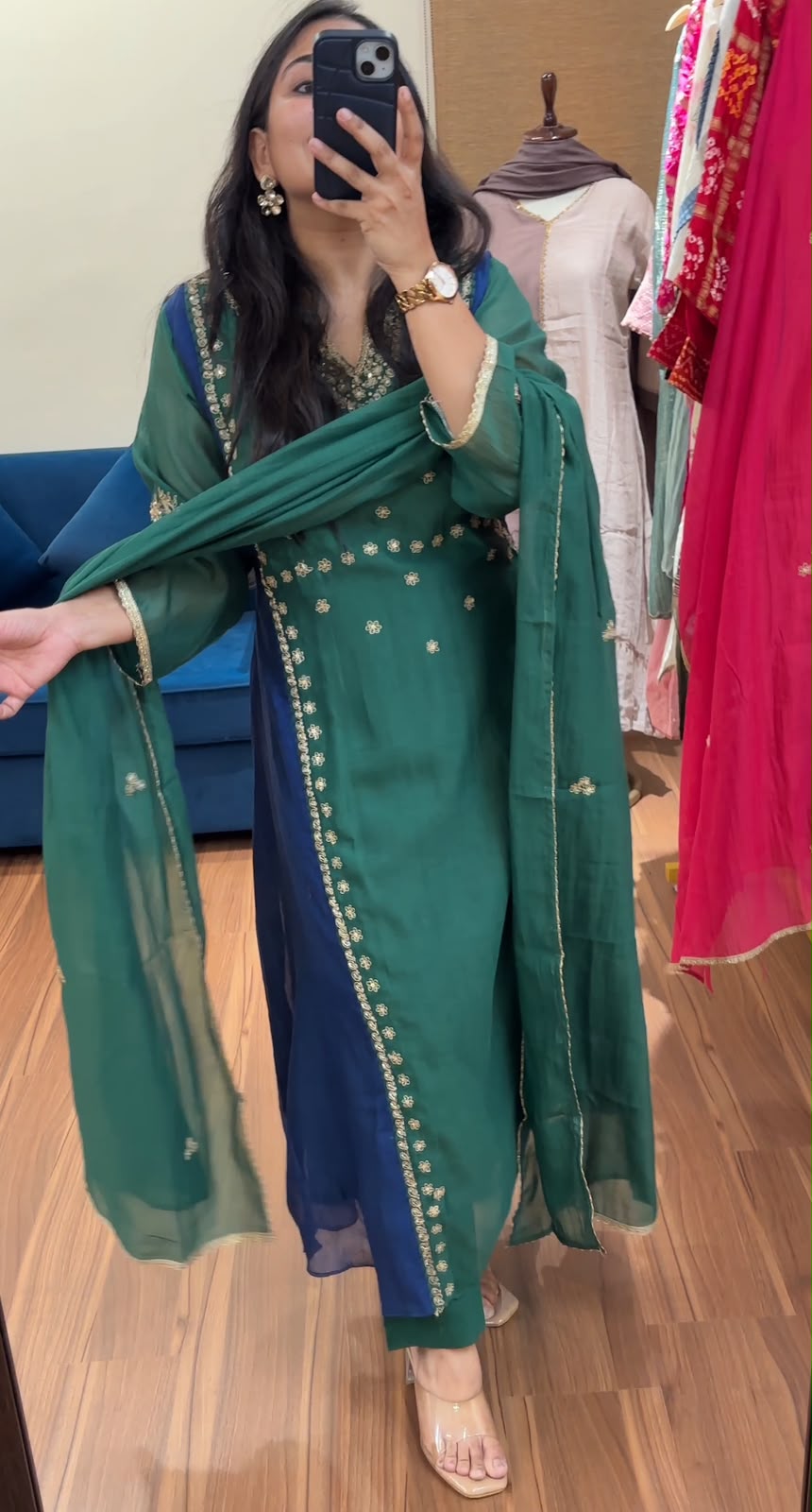 Amaya Mul Chanderi Suit Sets