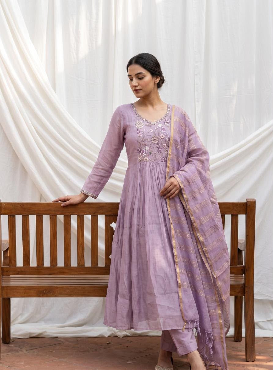 Zariya Mul Chanderi Suit Sets